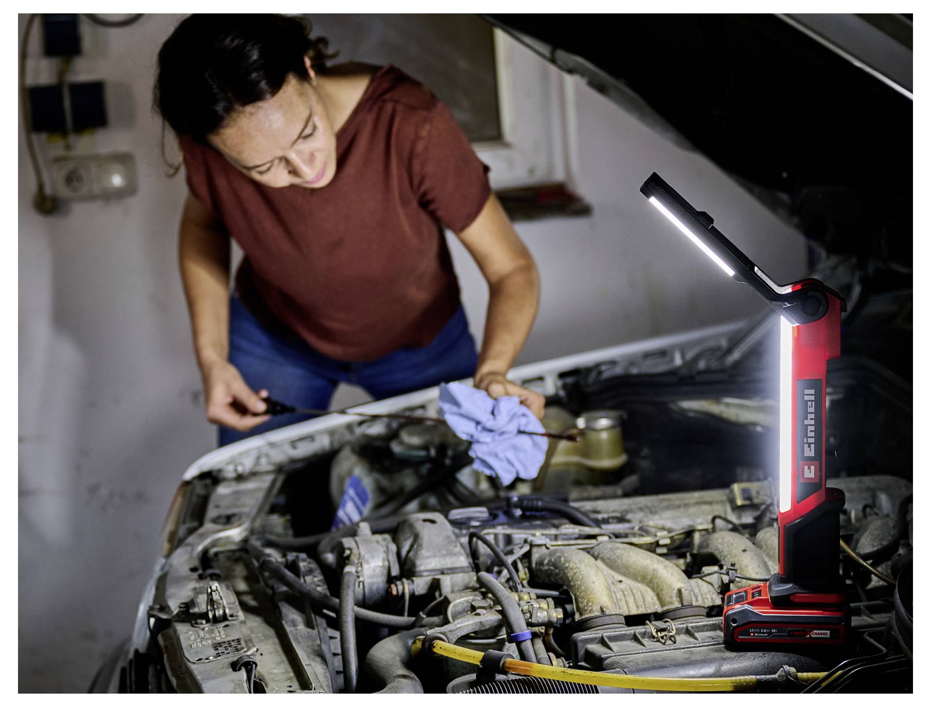 Einhell Akkubetriebenes LED-Leuchtmittel Arbeitsleuchte TE-CL 18/1000 S Li - Solo 1000 lm 4514180-2