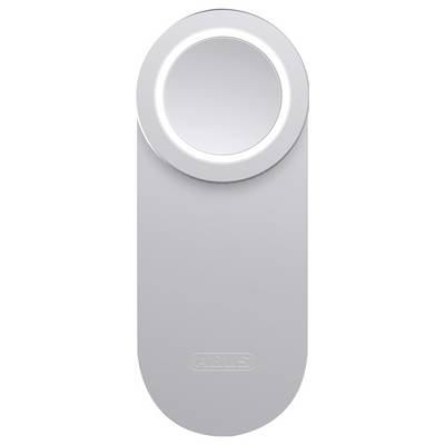 Weißer Türgriff mit kreisförmigem Design von ABUS.