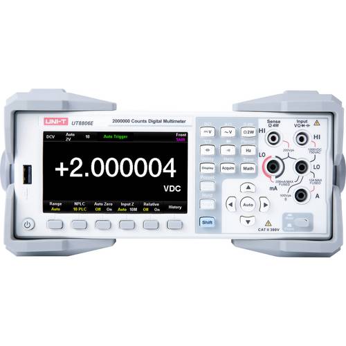 Uni-T UT8806E Tisch-Multimeter digital Strahlwassergeschützt (IP65) CAT I 1000 V, CAT II 300 V Anzeige (Counts): 2000000
