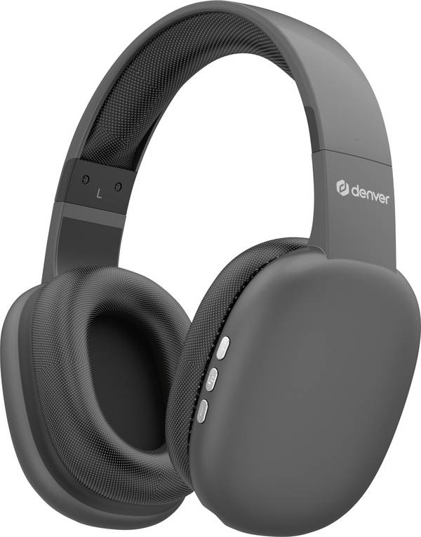 Denver BTH-252MK2  Over Ear Headset Bluetooth®, Kabellos, kabelgebunden Stereo Schwarz  Headset, Lautstärkeregelung, Fernbedienung, Batterieladeanzeige Telefon
