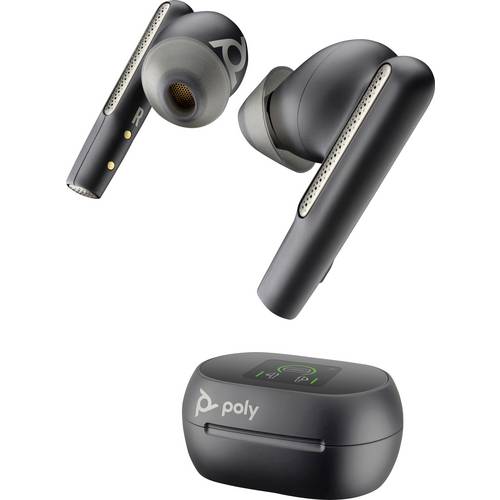 HP Voyager Free 60+ UC Earbuds In Ear Kopfhörer Bluetooth® Schwarz Mikrofon-Rauschunterdrückung Ladecase, mit Bluetooth®...
