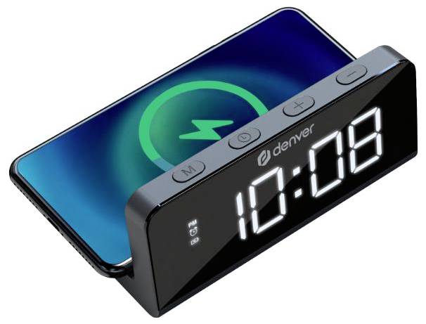 Denver 111131300070 Elektronik Wecker Schwarz