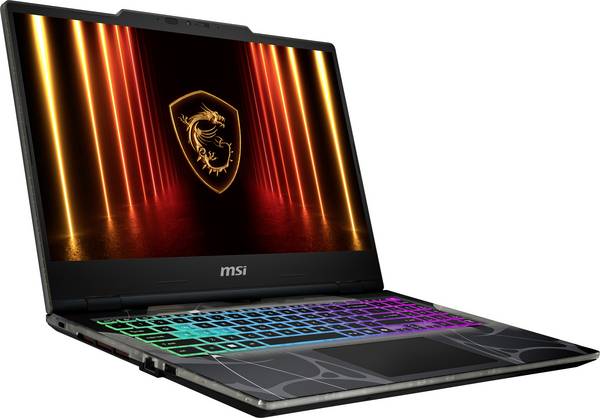 MSI Gaming Notebook 9S7-15Q342-401 39.6 cm (15.6 Zoll) Full HD Intel® Core™ 7 240H 16 GB RAM 512 GB SSD Deutsch, QWERTZ Nvidia GeForce RTX™ 5060 8 GB GDDR7 Schwarz, Transparent 0015Q3-401