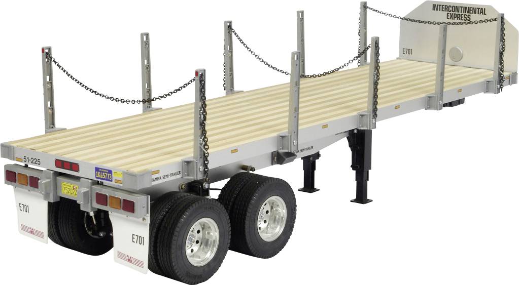 Tamiya 300056306 1:14 Flachbett-Auflieger