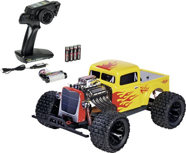 Carson Modellsport Rodstar RTR Mehrfarbig  1:10 RC Modellauto Elektro Monstertruck  RtR 2,4 GHz mit Lichteffekt