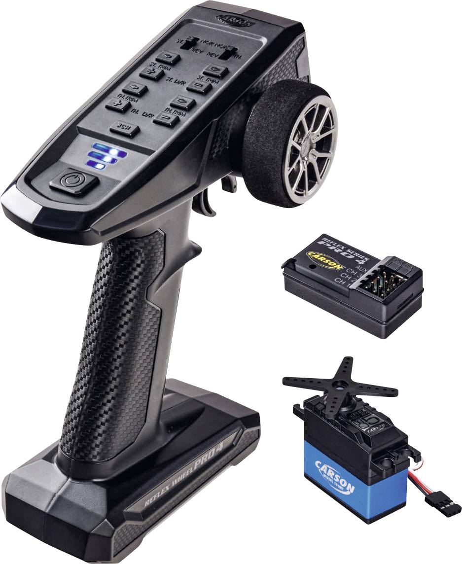 Thumbnail - Carson Modellsport FS 3K Reflex Wheel Pro 4 Hand-Fernsteuerung Einsteiger-Set 2,4 GHz Anzahl Kanäle: 3