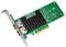Eine grüne Netzwerkkarte mit zwei Ethernet-Ports und einem großen schwarzen Kühlkörper, konzipiert für Computervernetzung und Kommunikation.