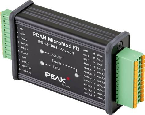 PEAK-System Technik IPEH-003087 PCAN-MicroMod FD Analog I/O-Modul