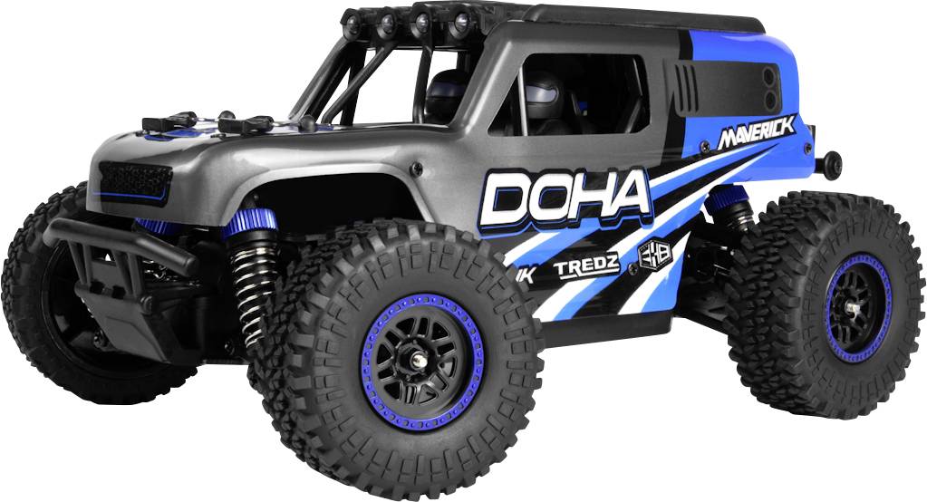 Maverick Maverick Doha 1/20 4WD Blau Brushed 1:20 RC Modellauto Elektro Monstertruck Allradantrieb (4WD) RtR 2,4 GHz