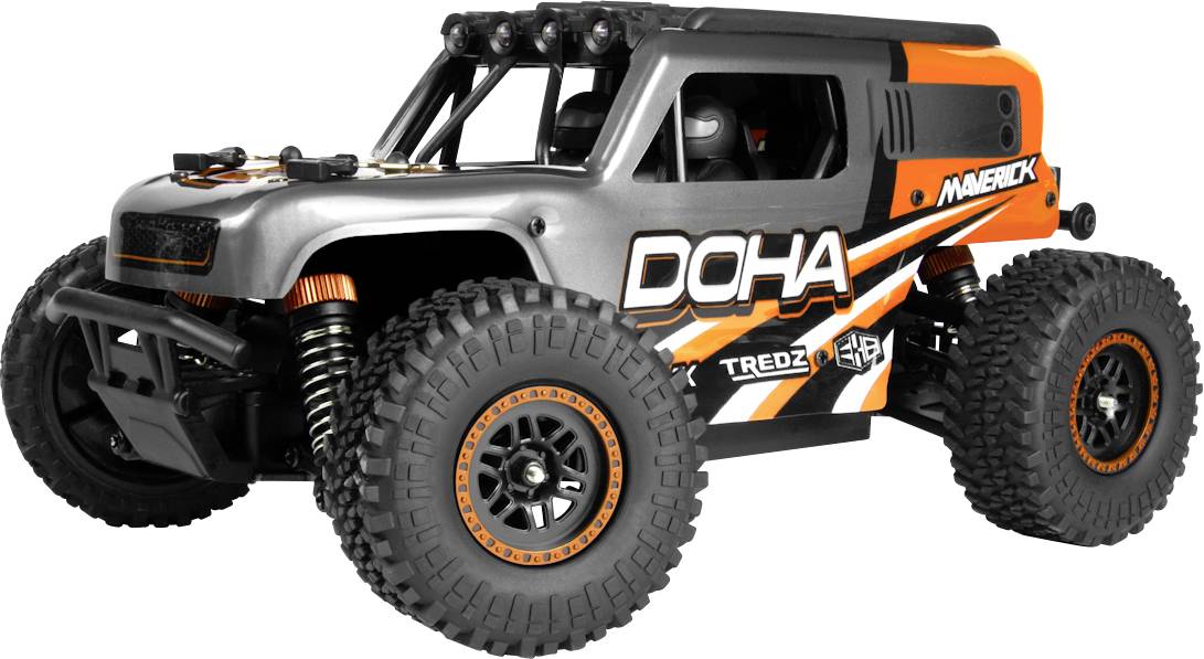 Maverick Maverick Doha 1/20 4WD Orange Brushed 1:20 RC Modellauto Elektro Monstertruck Allradantrieb (4WD) RtR 2,4 GHz