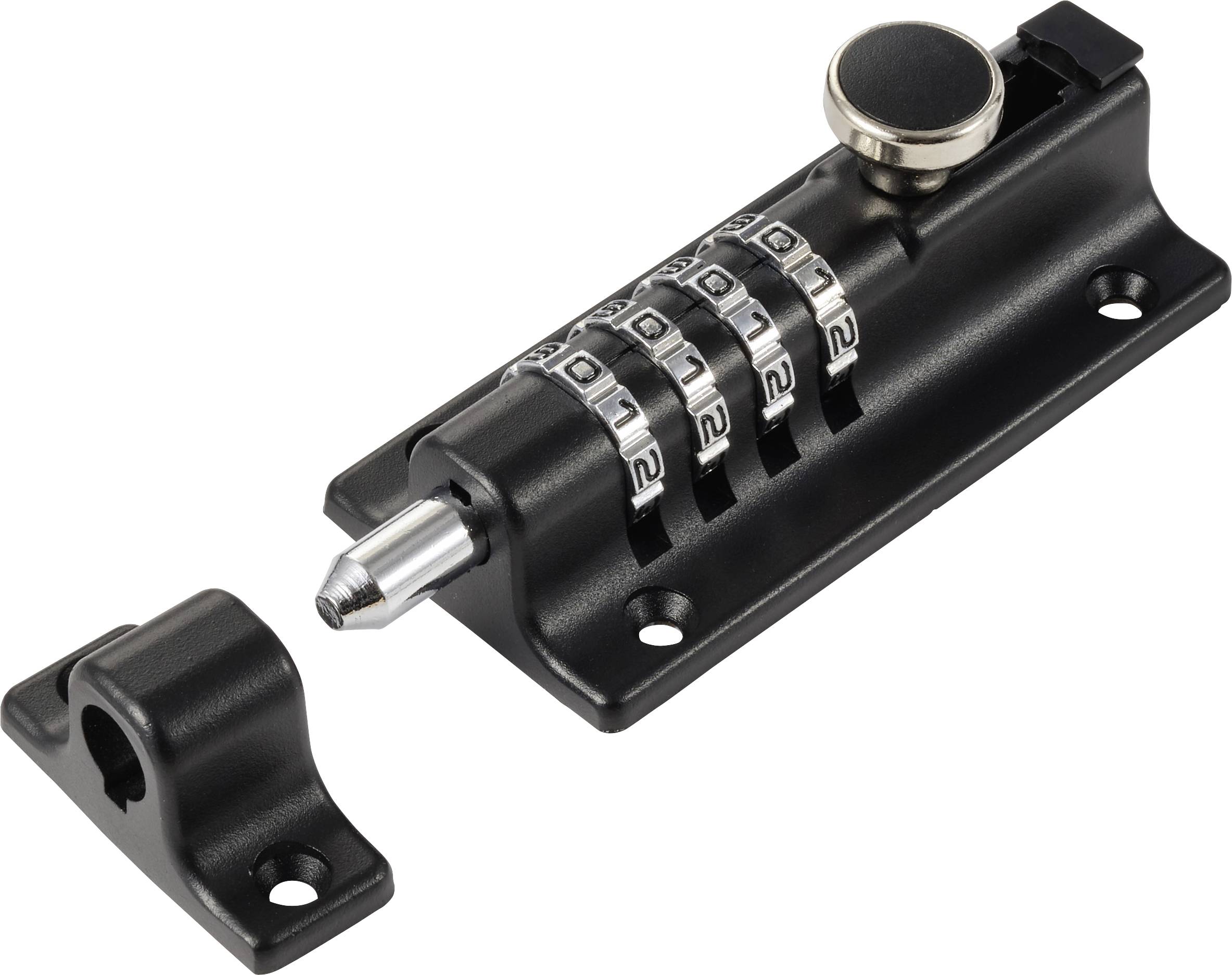 Sygonix SY-7065776 Schlossriegel Schwarz