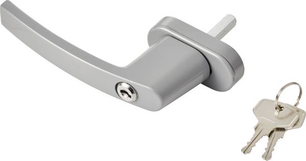 Sygonix SY-7065782 Fenstergriff abschließbar Silber