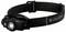 Eine schwarze LED-Stirnlampe mit verstellbarem Kopfband, auf dessen Seite der Markenname 'LEDLENSER' in weiß angebracht ist.