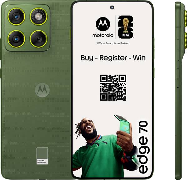 Motorola edge 70   512 GB Bronze Green EEK A (A - G) 16.9 cm (6.67 Zoll) Smartphone