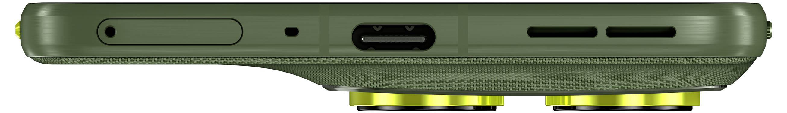 Smartphone mit großem 6,67 Zoll pOLED-Display zeigt brillante, farbreiche Bilder; Dolby Atmos; Pantone-zertifiziert; 4500 Nits Helligkeit.
