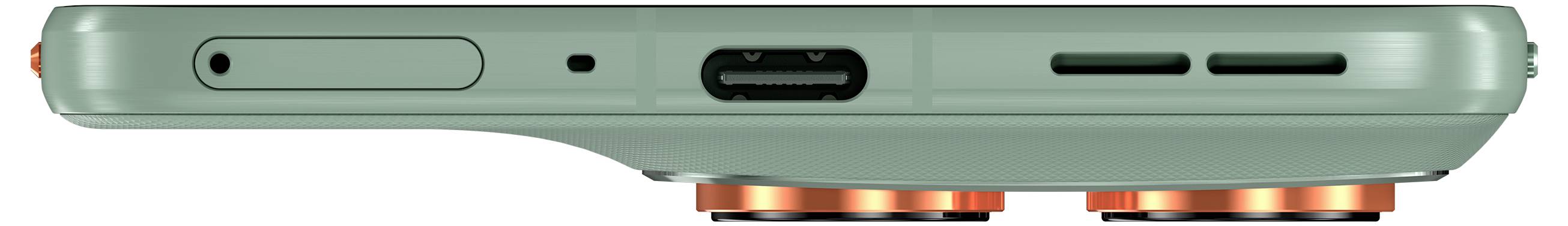 'Smartphone mit 6,67" pOLED-Display, Dolby Atmos Klang, PANTONE Farben. Highlights: 4500 Nits Spitzenhelligkeit für klare Sicht.'