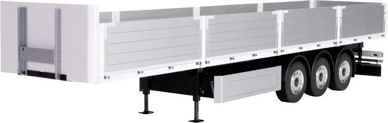 Carson Modellsport 500907740 1:14 3-achsiger Materialanhänger