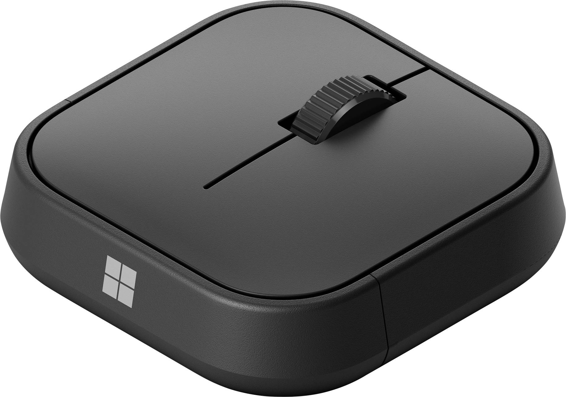 Microsoft MS Adaptive Mouse Comm Ergonomische Maus Bluetooth®, USB Schwarz 3 Tasten