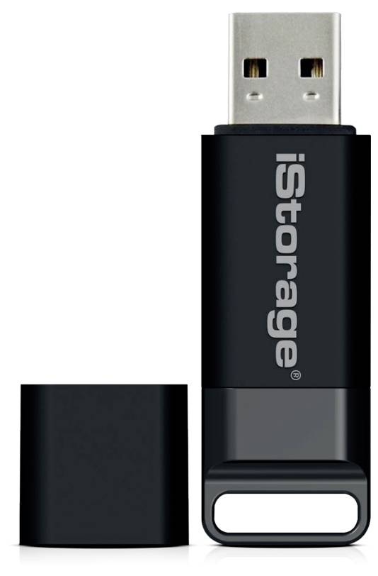 iStorage datAshur BT USB-Stick 128 GB Schwarz IS-FL-DBT-256-128