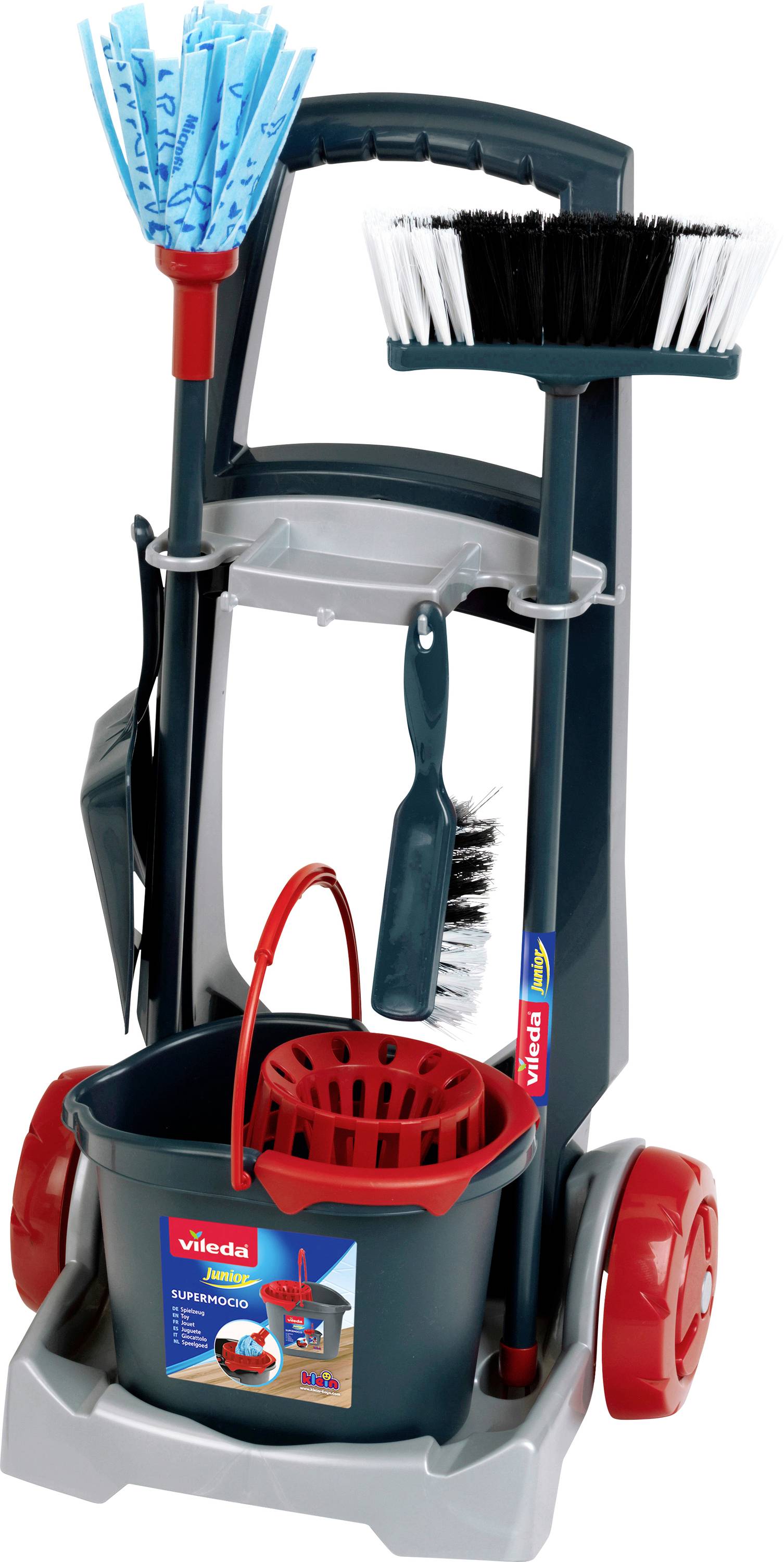 Klein Theo 6821 Vagone scopa Vileda Vileda Besenwagen