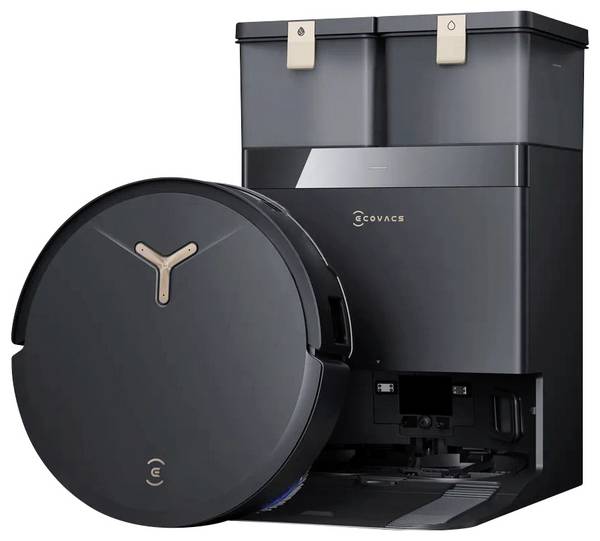 ECOVACS DEEBOT T50 MAX PRO OMNI GEN 2 EU Saug-und Wischroboter Schwarz, Gold