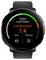 Ein Smartwatch-Display, das den 'Cardio-Belastungsstatus' zeigt, mit 'Überlastung 1.4' in Orange. Belastung beträgt 45, und Toleranz liegt bei 32.