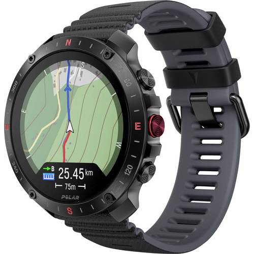 Polar Grit X2 Pro Sportuhr Schwarz