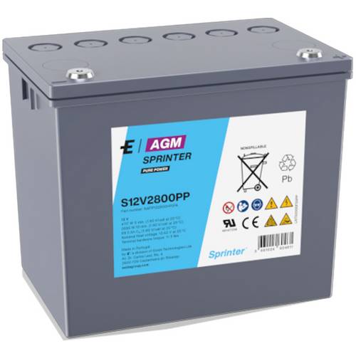 Exide S12V2800PP Bleiakku Blei-Vlies (AGM) 69.5 Ah 12 V 1 St.