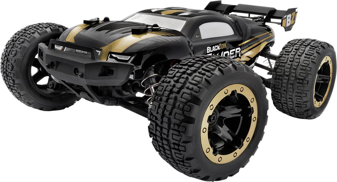 Blackzon Grün Brushless 1:16 RC Modellauto Elektro Monstertruck Allradantrieb (4WD) 2,4 GHz Inkl. Akku und Ladegerät, mi...