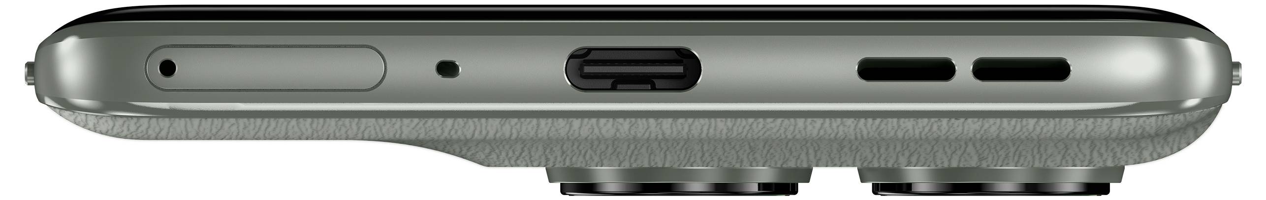 'Display & Audio' Bereich zeigt ein Smartphone mit 'Dolby Atmos'-Logo. Text: 'Unser bisher schärfstes und hellstes Display', 4500 Nits Helligkeit, 1220p Super-HD-Auflösung, 120 Hz Bildwiederholfrequenz.