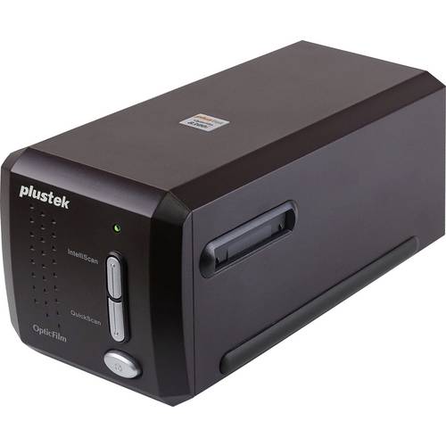 Plustek OpticFilm 8300i SE Filmscanner, Diascanner Staub- und Kratzerentfernung: Software Infrarot-Fernbedienung, LED-Be...