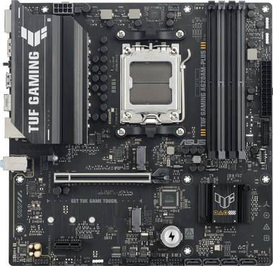 Asus TUF A620AM-PLUS Mainboard Sockel (PC) AMD® AM5 Formfaktor (Details) Micro-ATX Mainboard-Chipsatz AMD® A620A