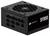 Eine schwarze Corsair SF850-Netzteileinheit mit modularen Kabelverbindungen wird gezeigt und verfügt über das Corsair-Logo und die Aufschrift „SF850" auf der Seite.