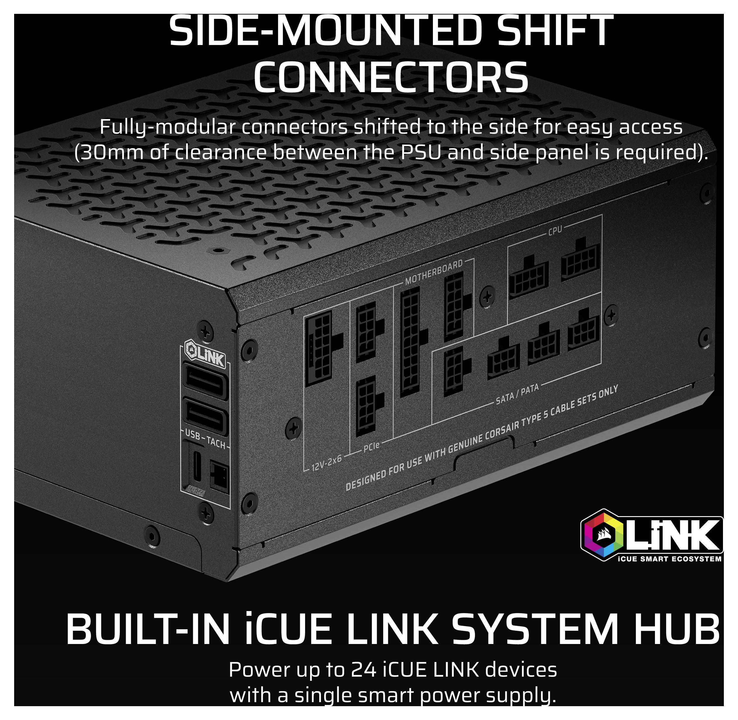 Corsair HX1200i SHIFT PC Netzteil 1200 W ATX 80PLUS® Platinum-29