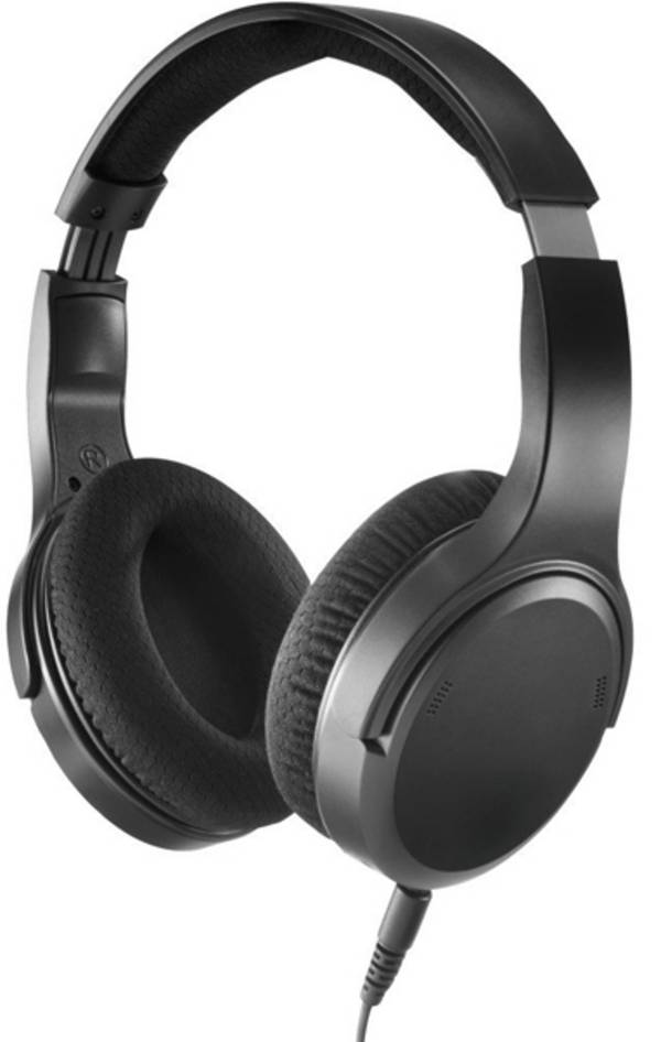 Hama HAMA - Fernseh-Kopfhörer Over-Ear langes Kabel - Kopfhörer - 20 KHz Over Ear Kopfhörer kabelgebunden Schwarz Lautstärkeregelung TV