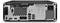 Das Bild zeigt das Rückpanel eines Computergehäuses mit mehreren USB-Anschlüssen, HDMI-Anschlüssen, einem Ethernet-Anschluss, einem Stromeingang und Belüftungsöffnungen.