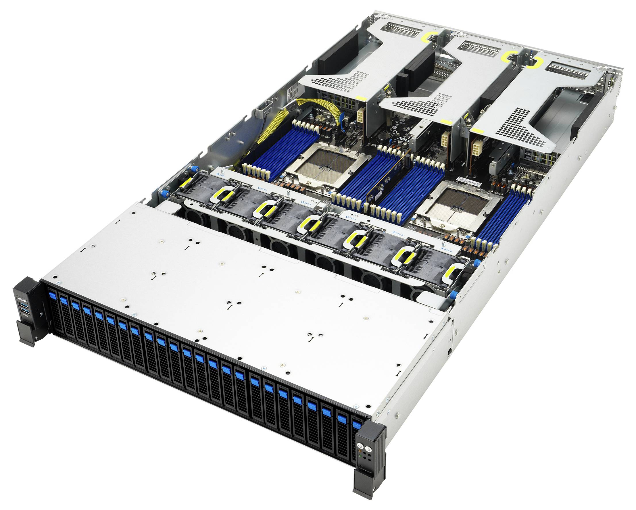 Asus Server RS720A-E13-RS24 2.5 cm (1 Zoll) AMD Epyc ASPEED Aspeed AST2600 90SF0441-M001N0-4