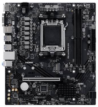 MSI PRO A620AM-B EVO Mainboard Sockel (PC) AMD® AM5 Formfaktor (Details) ATX Mainboard-Chipsatz AMD® A620A