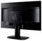 Ein schwarzer Acer-Monitor mit einer schmalen Basis und einem kompakten CPU-Gehäuse, das auf der Rückseite montiert ist und ein minimalistisches und effizientes Design für kleine Räume präsentiert.