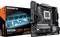 GIGABYTE B550M EAGLE WIFI Mainboard mit Verpackung. Funktionen umfassen AM4-Sockel, zwei M.2-Steckplätze und WLAN-Konnektivität.