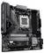 Eine Computermotherboard mit beschrifteten Anschlüssen und Steckplätzen, mit einem CPU-Sockel, RAM-Steckplätzen und Markierung.