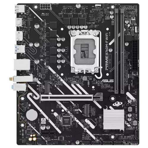 Asus PRIME B760M-F WIFI Mainboard Sockel (PC) Intel® LGA 1700 Formfaktor (Details) Micro-ATX Mainboard-Chipsatz Intel® B...