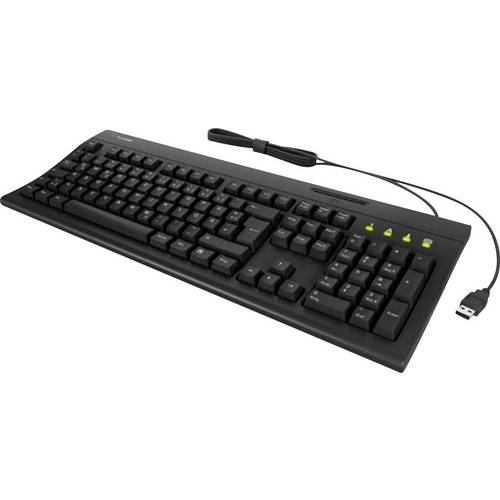 Thumbnail - Keysonic KSK-8041U-CR (DE) Kabelgebunden Tastatur Deutsch, QWERTZ Schwarz