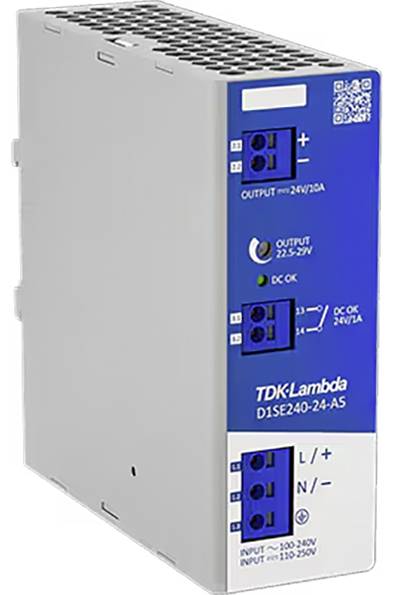 TDK-Lambda D1SE240-24-A5 DIN-rail netvoeding 240 W Inhoud 1 stuk(s)