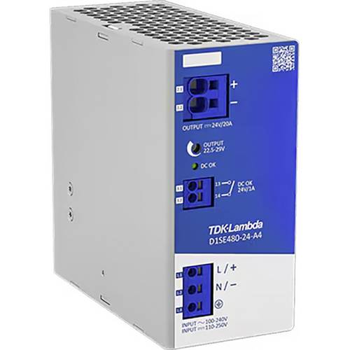 Thumbnail - TDK-Lambda D1SE480-24-A4 Hutschienen-Netzteil (DIN-Rail) 480 W Inhalt 1 St.