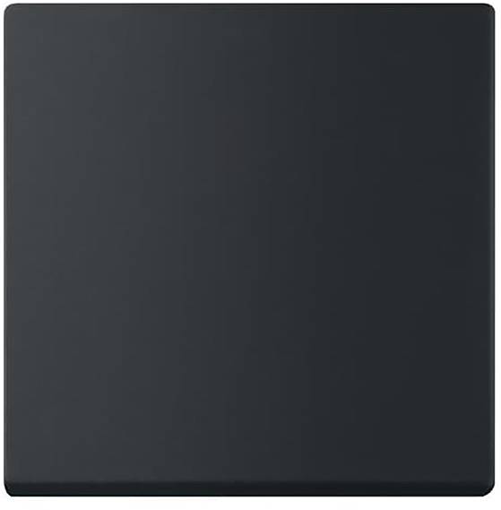 Ein einfaches schwarzes Quadrat ohne zusätzliche Elemente oder Text.