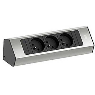 Bachmann 932.001 Steckdosenleiste Silber Schutzkontakt 1 St.-0