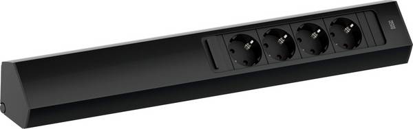 Bachmann 932.104 Steckdosenleiste  Schwarz  1 St.