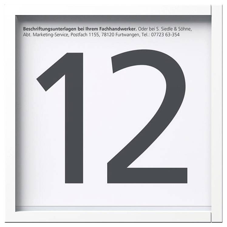 Siedle 210012694-00 Infoschild