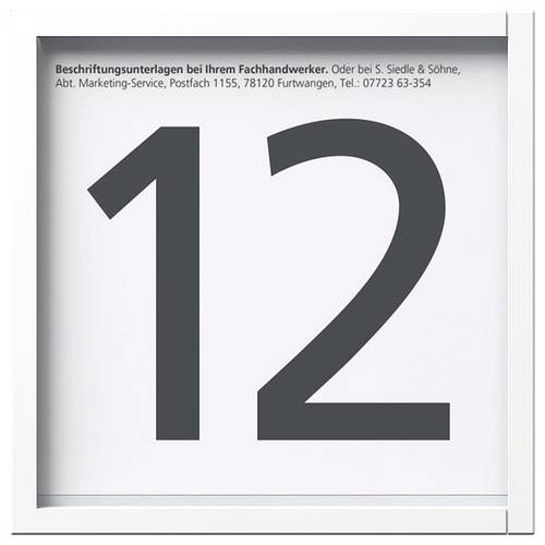 Siedle 210012694-00 Infoschild